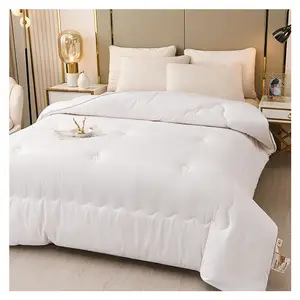 被子保暖绗缝轻质白色被子床上用品四季保暖被子