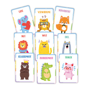 Tarjetas <span class=keywords><strong>de</strong></span> Emociones al por Mayor <span class=keywords><strong>de</strong></span> Fábrica, Tarjetas <span class=keywords><strong>de</strong></span> Aprendizaje <span class=keywords><strong>de</strong></span> Sentimientos <span class=keywords><strong>y</strong></span> Mindfulness para Niños Preescolares, Aceptamos Diseño, Idioma <span class=keywords><strong>y</strong></span> Tamaño Personalizados - Product Image 2