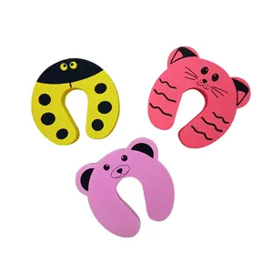 EVA cute baby safety door stopper Animal Shape anti clamp security baby care