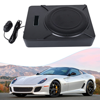 Subwoofer Activo Podofo 12V Tipo Slim para Coche, Cajón de Subwoofer de 1000W, Audio para Coche, Woofer para Debajo del Asiento, Subwoofer para Automóvil
