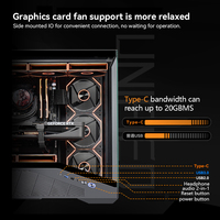 Zeromaster OEM Gaming PC Case ATX Mid Tower Tempered Glass RGB Computer Chassis Manufacturer