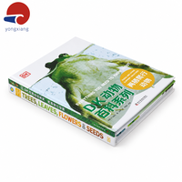 Livre sur la nature pour enfants en couverture rigide A4, impression couleur personnalisée avec des images d'arbres, de feuilles, de fleurs et de graines