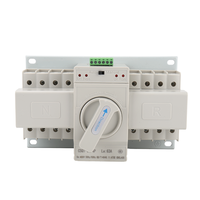 CNCSGK 2P 4P Commutateur manuel et automatique à double alimentation 63A 63 Amp 400V Commutateur de transfert automatique de générateur de type CB