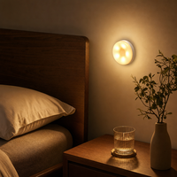 Lampe LED magnétique rechargeable minimaliste à intensité tactile, 3 températures de couleur, avec minuterie et télécommande pour la maison