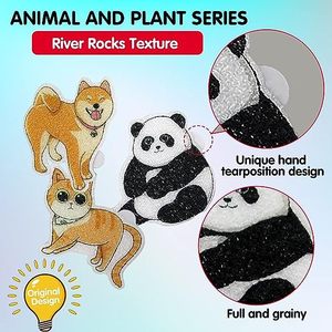 Xuri tái sử dụng lo lắng cảm giác Sticker cảm giác bình tĩnh Dải Sticker dính cứu trợ dán kết cấu cảm giác làm giảm căng thẳng thô - Product Image 4