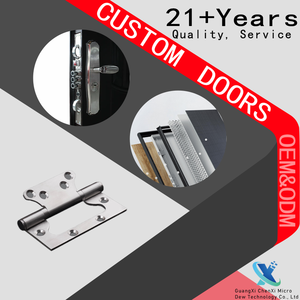 Nhà máy trực tiếp nhà thép cửa cổng thiết kế kim loại pivot pháp phía trước nhập ngoại thất an ninh khác cửa ra vào cho biệt thự - Product Image 4