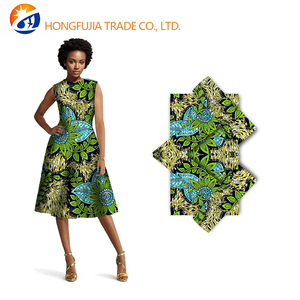 Tessuto per Abbigliamento Africano Batik, Nuovo <span class=keywords><strong>Cotone</strong></span> <span class=keywords><strong>Organza</strong></span> di Alta Qualità, Misura 6, Ankara Reale, Resistente all'Abrasione, Peso Medio, Tessuto - Product Image 2