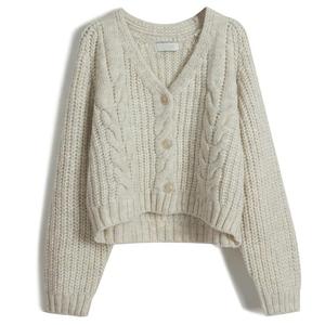 Autumn and Winter New Loose and Short Sweater Coat Women's Academy Long Sleeve Knitted Cardigan <strong>Top</strong> - Product Image 5