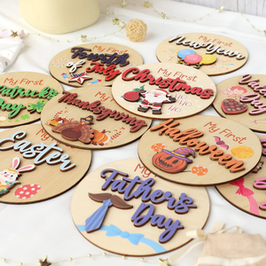 Accessoires photo pour les premiers moments de bébé, cadeau de fête prénatale, premier anniversaire de bébé, première fête des mères, premier Noël de bébé - Product Image 6