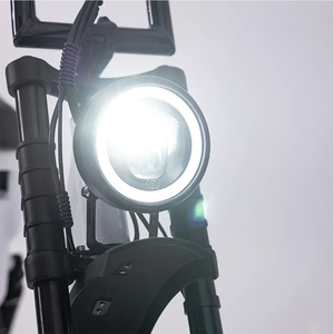 Bicicleta Eléctrica de Montaña con Motor Trasero sin Escobillas de 1000W, 20 Pulgadas, Suspensión Completa, Híbrida Urbana, 7 Velocidades, Aleación de Aluminio, Neumáticos Gruesos para Grava - Product Image 4