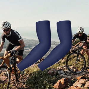Mangas de compresión transpirables unisex con protección UV sin costuras para ciclismo, secado rápido, para correr y deportes al aire libre - Product Image 3