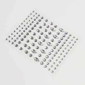 OJOS maquillaje <span class=keywords><strong>temporal</strong></span> pegatina belleza Rhinestone cara joyas tatuaje para música Festival fiesta piedra Accesorios - Product Image 6