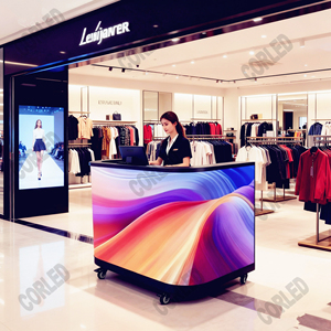 Xách tay p1.86 đầy đủ màu sắc LED Video tường Màn hình hiển thị cho thang máy đám cưới khách sạn & trung tâm mua sắm sử dụng - Product Image 1