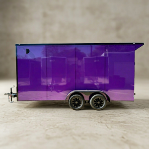 รถพ่วงบรรทุกแบบมีหลังคา ตู้บรรทุกสินค้าแบบ Tandem Axle พร้อมประตูด้านข้าง - Product Image 1