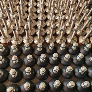 D40 50 60 80 <span class=keywords><strong>piedi</strong></span> M8 M10 M12 filo L50/100/150/200 in metallo mobili gambe livellamento regolabile cuscinetti a vite supporto piede - Product Image 3