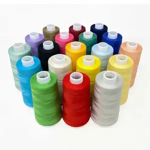 thousands of color 100% spun polyester yarn for machine raw sewing thread