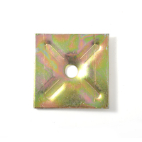 Accessoires de coffrage de construction : Système de tirants de coffrage en béton, rondelle carrée galvanisée, rondelle de plaque
