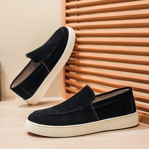 Chaussures de <span class=keywords><strong>luxe</strong></span> pour hommes, mocassins en daim, semelle en caoutchouc, baskets décontractées pour hommes, chaussures de créateur de haute qualité, chaussures de marche pour hommes - Product Image 4