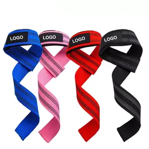 Weightlifting Wrist Straps Custom Multi color Assistance Wrist Bands for Gym Barbell Using