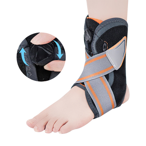 Pelindung Sendi Kaki Olahraga dengan Tombol Pengatur, Tali Ganda, Penstabil, Penyangga Pergelangan Kaki Kompresi, Rehabilitasi, Musim Dingin - Product Image 1