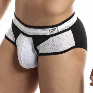 Sous-vêtements pour hommes OEM ODM de qualité supérieure, sous-vêtements en tissu sans couture, Boxer court, slip à la mode, sous-vêtements Sexy Gay