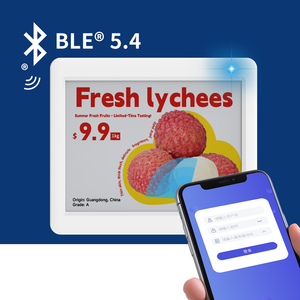 ป้ายราคาอิเล็กทรอนิกส์ MinewTag STag58PQ ขนาด 5.8 นิ้ว 4 สี แบบ E-ink ESL เชื่อมต่อบลูทูธ 5.4 สำหรับซูเปอร์มาร์เก็ตและร้านค้าปลีก - Product Image 2