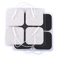 Appareil de thérapie par impulsions électriques sans fil portable, électrodes adhésives, soulagement de la douleur corporelle, ceinture de massage, Roovjoy P5050 50x50mm