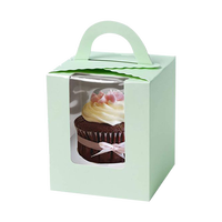 Boîte à gâteau transparente parfaite pour pâtisserie Eclair Hot Dog 14oz avec fenêtre en PE