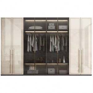 Sistemas de Almacenamiento para Armarios Personalizados, Armario de Dormitorio con Espejo, Estantes para Ropa, Diseño de Organizador - Product Image 4