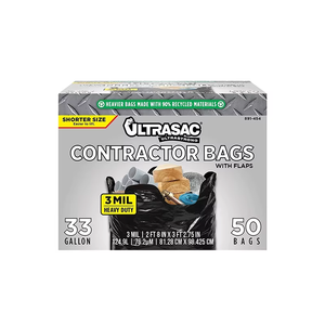 ถุงขยะคุณภาพเยี่ยม ทนทานพิเศษ ยี่ห้อ Worthy Class รุ่น Ultrasac สำหรับผู้รับเหมา ขนาดใหญ่ 50 แกลลอน - Product Image 4