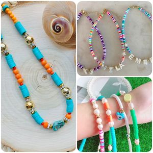 Cuentas de Arcilla Polimérica Redondas de 6mm, Tipo Disco, en Rodajas, Sueltas, de Colores Mezclados, para Fabricación de Joyas DIY, Pendientes, Collares y Pulseras - Product Image 5