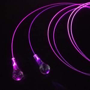 Cable de Auriculares Elanby de 2.0mm con Iluminación LED de Fibra Óptica Transparente, Mini, con Brillo Lateral, IP44, 3500K, Blanco Cálido, 1500m, 2.5kg - Product Image 5