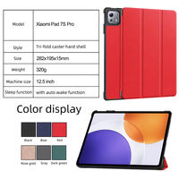 Casing Tablet Universal Multi-angle Standing Folio dengan Fungsi Auto Wake Sleep Pelindung untuk Xiaomi Pad 7S Pro 12.5 2025