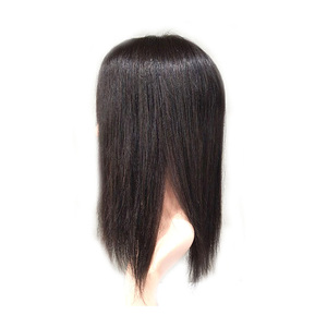 Perruque pour femmes Cosmo en Corée Premium (20x19)-12 pouces, perruque en cheveux humains de haute qualité, lisse, droite, style naturel pour femmes - Product Image 3