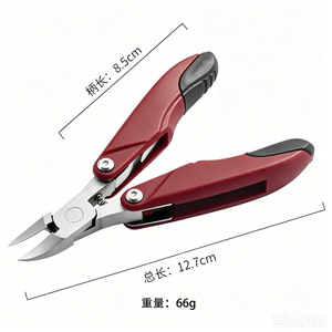 Alicates de acero inoxidable tipo pico de águila, cortaúñas plegable para uñas encarnadas, removedor de cutículas y recortador de uñas para ranuras de uñas. - Product Image 4