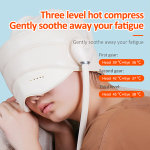 Nuevos productos personalizados, masajeador de cabeza y ojos de aire 2 en 1, compresión de calor para la salud ocular, masajeador inteligente para dormir, masajeador de cabeza - Product Image 5