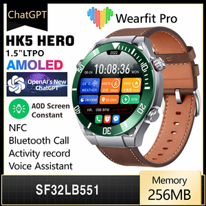 Nouveau style HK5 Hero Smartwatch Amoled écran 1.43 pouces HD boussole Nfc bt appel multi-sport réponse montres intelligentes - Product Image 5