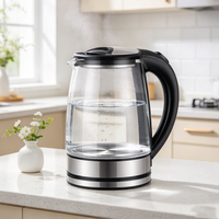 Appareils électroménagers intelligents : Bouilloire électrique en verre pour thé, chauffe-eau en forme de carafe