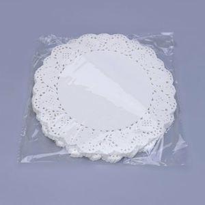 Disposable High Quality Double-Sided Lace Oil Absorbing <b>Paper</b> Pad White Food Grade Eco-Friendly Greaseproof Non-Stick for Bread - Product Image 6