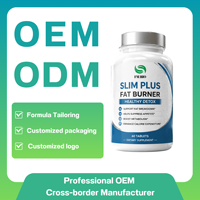 Comprimés Minceur OEM ODM Slim Plus Brûleur de Graisse Détox Sain Coupe-Faim Stimule le Métabolisme Emballage Personnalisé Complément Alimentaire