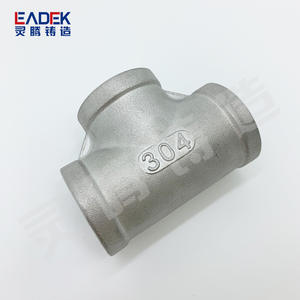 Fabricant de vannes de plomberie à filetage interne en acier inoxydable 304, moulage de précision, spécifications complètes pour les raccords de tuyauterie - Product Image 1