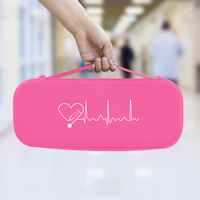 DONGYU Offre Spéciale OEM Logo personnalisable Accessoires médicaux Stéthoscope et étui Bp Grand étui de transport pour stéthoscope avec fente d'identification