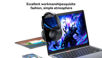 Microphone de jeu sans fil pour PC double mode, circum-auriculaire, avec suppression du bruit, pour enregistrement musical en studio, fonctionne sur batterie