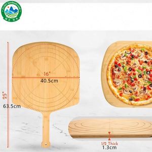 Divisor de madera para pizza, tabla de cortar para pizza de mano, bandeja para pizza doméstica, suministro directo de fábrica - Product Image 6