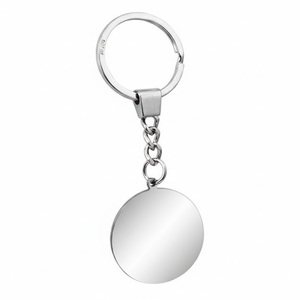 Porte-clés de style vintage, porte-monnaie de 35 mm de diamètre, logo personnalisé imprimé UV, acier inoxydable, options de style vintage de dessin animé disponibles - Product Image 2