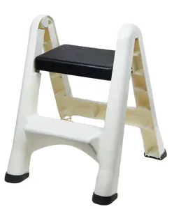 宁博折叠阶梯家居家具2024塑料标志现代可折叠定制 (适用于重达150公斤的椅子) 白色