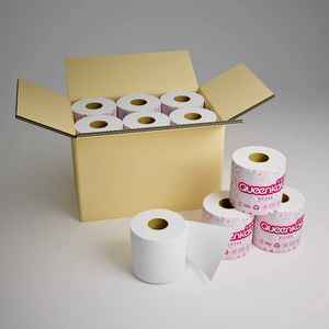 Papier toilette en rouleau jetable bon marché, vente chaude, 100% pâte de bois vierge, OEM ODM personnalisé, pour salle de bain - Product Image 2