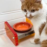 Gamelle pour animaux de compagnie en céramique réglable de qualité supérieure avec support en acrylique, gamelle surélevée pour chat et chien, design moderne, gamelles et mangeoires pour animaux de compagnie