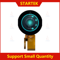 Layar LCD Panel Mini Bulat RGB 2.1 Inci 480x480 Modul LCD TFT