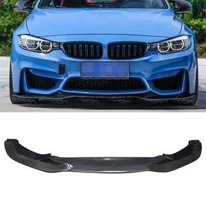 PSM Style Carbon Chin Spoiler Wing <b>Splitter</b> Front Bumper Lip for BMW F80 M3 F82 F83 M4 Body Kits - Product Image 3